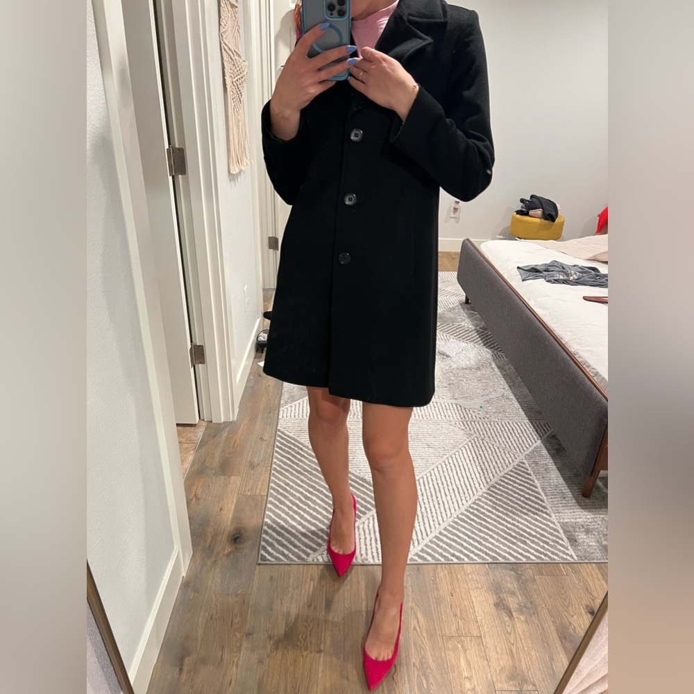 Fleurette wool coat